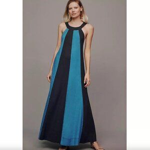 Anthropologie The Ami Linen Halter Maxi Dress by Maeve - XL - NWT